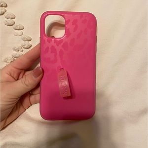 Hot Pink Leopard Loopy Case Iphone 11